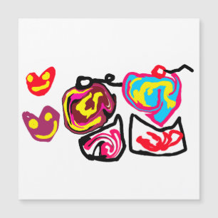 Carte Magnétique Cupcakes de la Saint-Valentin