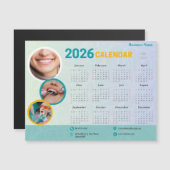 Carte Magnétique Custom 2026 Dental Office Personalized Dentist Pro (Devant / Derrière)