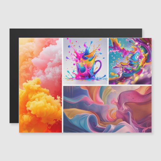 Carte Magnétique Custom Magnetic Display Card for Paint Businesses (Devant / Derrière)