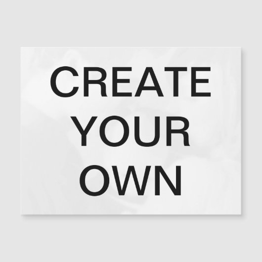 Carte Magnétique Customisez votre propre aimant (Devant)