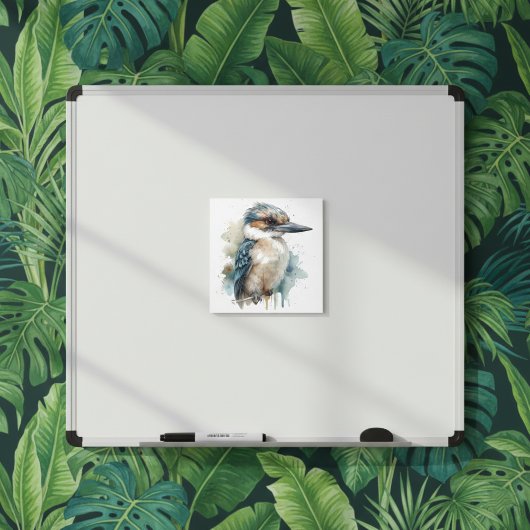 Carte Magnétique Cute Kookaburra sur une branche