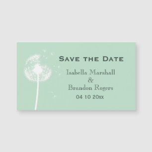 Carte Magnétique Dandelion de menthe abordable Enregistrer l'aimant