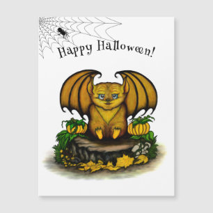 Carte magnétique de chaume d'Halloween