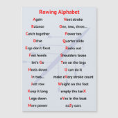 Carte magnétique de l'alphabet A à Z (Devant)