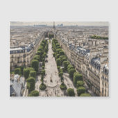 Carte magnétique de Paris (Devant)