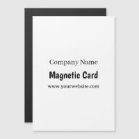 Carte magnétique de promotion commerciale simple 5
