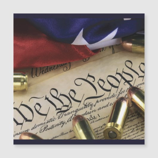 Carte Magnétique Déclaration d'indépendance (Devant)