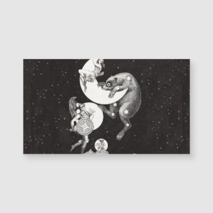 Carte Magnétique Déesse lunaire céleste antique et ours Ursa Major