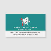 Carte Magnétique Dental Care Happy Tooth (Devant)