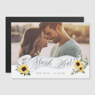 Carte Magnétique Déposez cette nouvelle date Papier Toilet Roll Flo