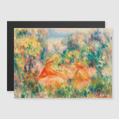 Carte Magnétique Deux femmes dans un paysage par Pierre Auguste Ren (Devant / Derrière)
