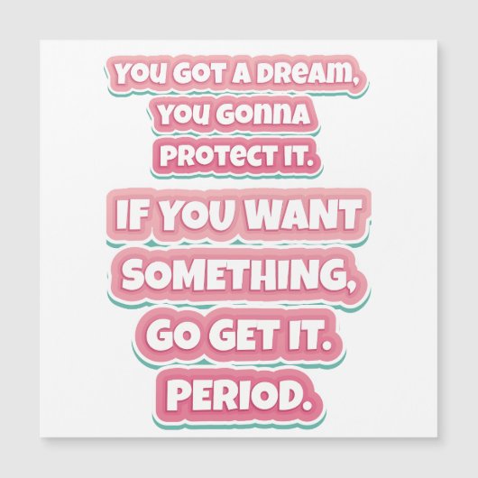 Carte Magnétique Devis de motivation (Devant)