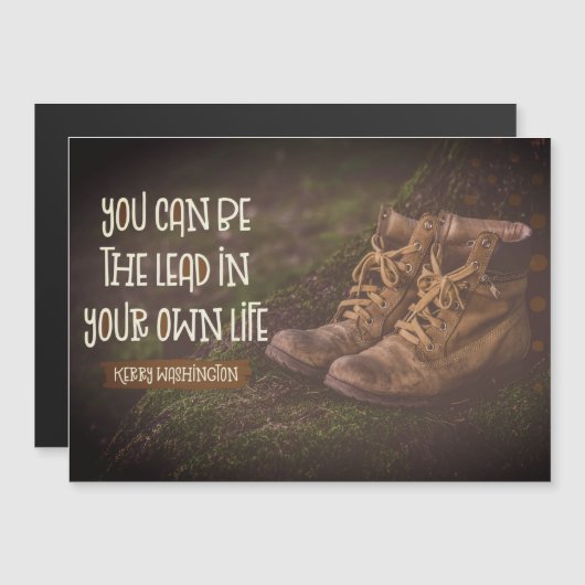 Carte Magnétique Diriger Dans Votre Propre Vie (Devant / Derrière)