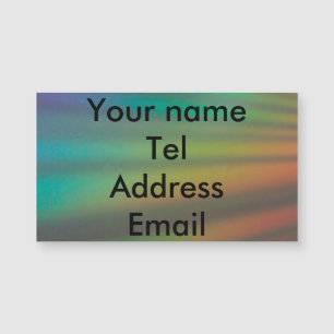 Carte Magnétique Disque Rainbow