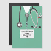 Carte Magnétique Docteur Médicale (Devant / Derrière)