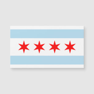 Carte Magnétique Drapeau de Chicago