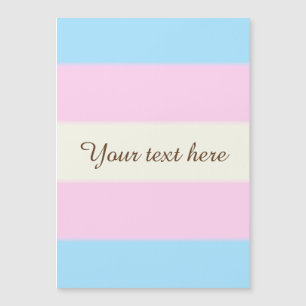 Carte Magnétique Drapeau de la Fierté transgenre de Fallen