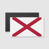 Carte Magnétique Drapeau d'État de l'Alabama (Devant / Derrière)