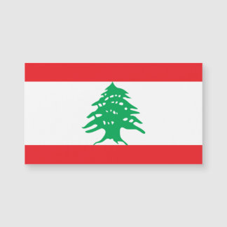 Carte Magnétique Drapeau du Liban