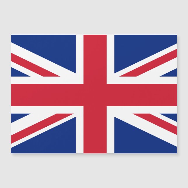 Carte Magnétique Drapeau du Royaume-Uni (Devant)