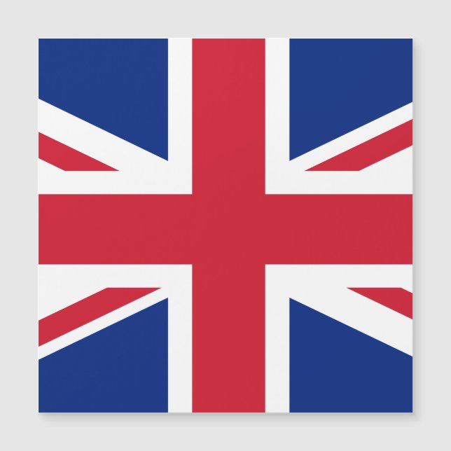 Carte Magnétique Drapeau du Royaume-Uni (Devant)
