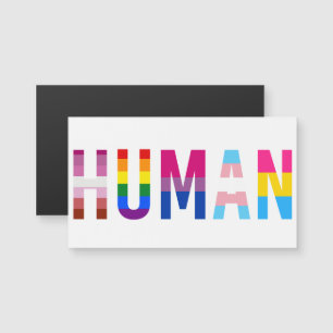 Carte Magnétique Drapeau LGBT humain Mois de la fierté gay Transgen