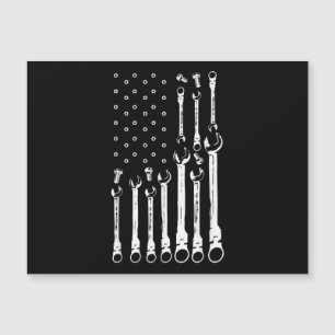 Carte Magnétique Drapeau mécanique Drapeau patriotique américain Mé