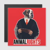 Carte Magnétique Droits des animaux (Devant / Derrière)