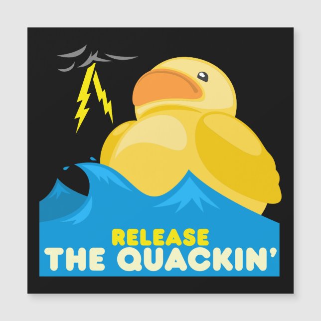 Carte Magnétique Drôle Canard (Devant)