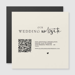 Carte magnétique du boîtier Mariage photo de code 