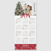 Carte magnétique du calendrier de joies photo pers (Devant)