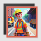 Carte magnétique du chantier (Devant / Derrière)