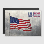 Carte magnétique du drapeau américain (Devant / Derrière)
