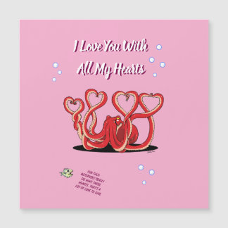 Carte magnétique du jour de la Saint-Valentin Octo