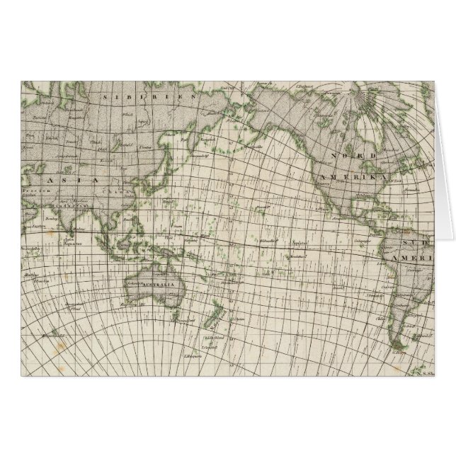 Carte magnétique du monde (Devant horizontal)