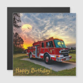 Carte magnétique du moteur d'incendie (Devant / Derrière)