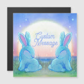 Carte Magnétique Dusk Bunnies Customizable (Devant / Derrière)