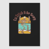 Carte Magnétique Eat Drink And Be Scary Simple Clean (Devant)