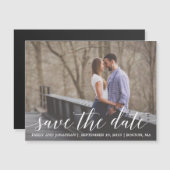 Carte Magnétique Économies d'image de paysage le mariage d'aimant (Devant / Derrière)