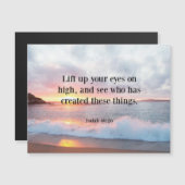 Carte Magnétique Écriture, Ésaïe 40:26 (Devant / Derrière)