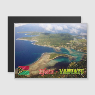 Carte Magnétique EFate - Erakor Island - Vue aérienne - Vanuatu -