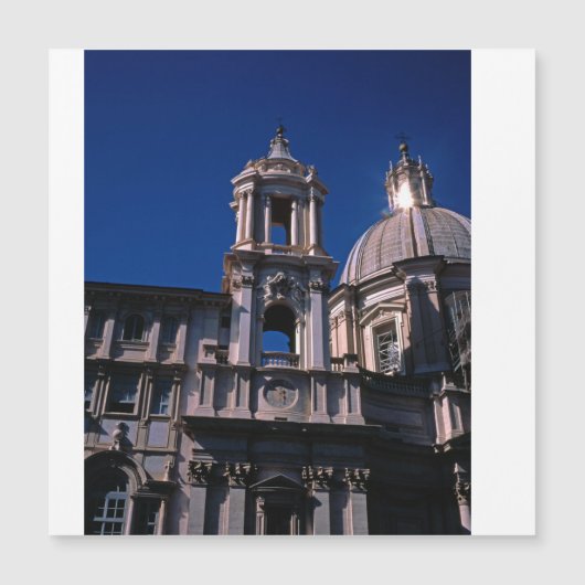 Carte Magnétique Eglises Rome Italie (Devant)