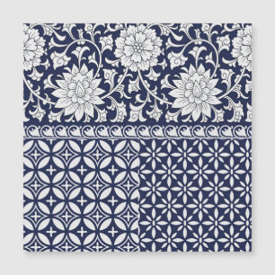 Carte Magnétique Élégance chinoise : Ornement sans couture