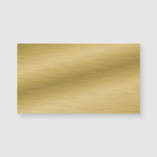 Carte Magnétique Élégante œuvre d'art en faux or brossé