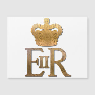 Carte magnétique Elizabeth Queen Royal Crown