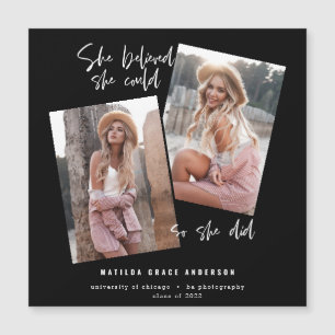 Carte Magnétique Elle croyait qu'elle pouvait faire son diplôme