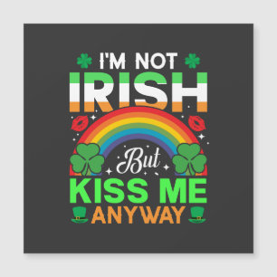 Carte Magnétique embrasse-moi quand même humour irlandais design-63