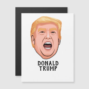 CARTE MAGNÉTIQUE EN COLÈRE DONALD TRUMP PERSONNALISÉ