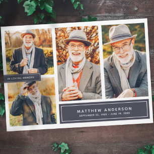 Carte Magnétique En Mémoire Amoureuse Couleur moderne Quatre photos