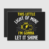 Carte Magnétique Engine Control Light - Car Guy Auto Mechanic (Devant / Derrière)